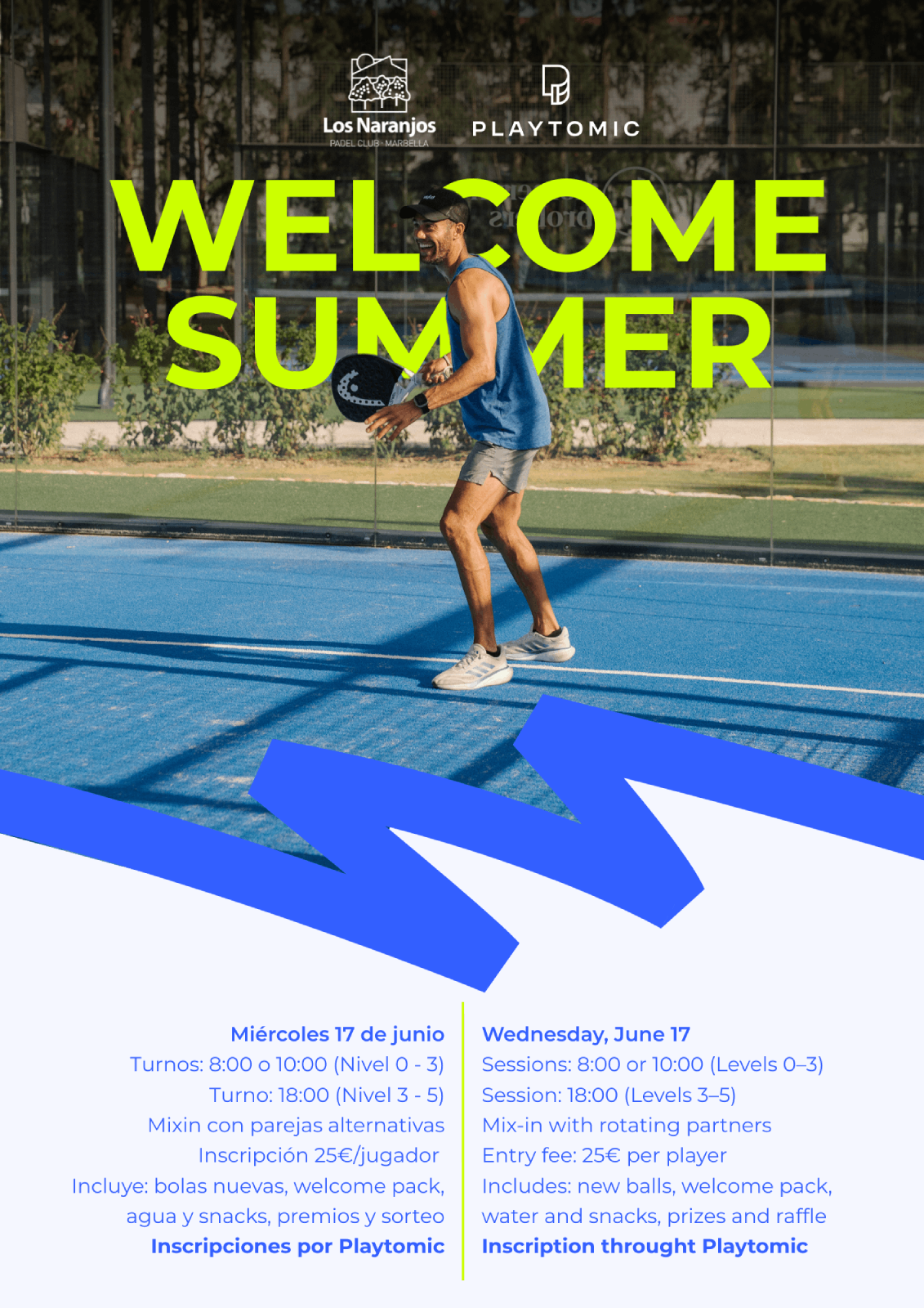 2026-06-17 Welcome Summer by Playtomic (1)